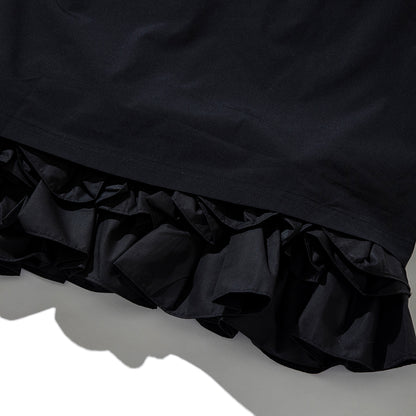 FRILL LAYER NYLON ONE-PIECE
