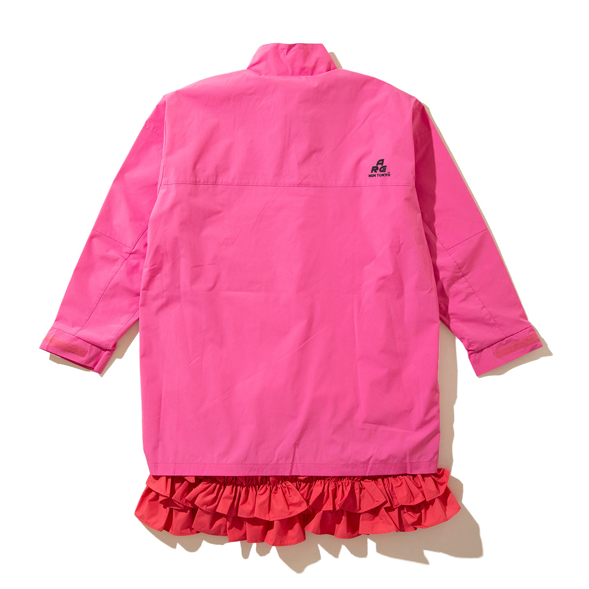 FRILL LAYER NYLON ONE-PIECE