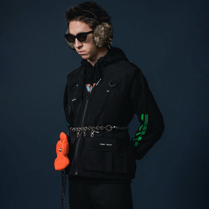 NON TOKYO REVERSIBLE MULTI POCKET VEST ノントーキョー リバーシブルマルチポケットベスト NON-25A-0915【レディース ベスト リバーシブル 迷彩 ポケット付き 25FW】
