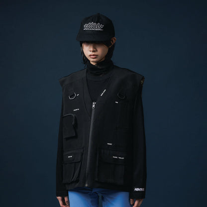 NON TOKYO REVERSIBLE MULTI POCKET VEST ノントーキョー リバーシブルマルチポケットベスト NON-25A-0915【レディース ベスト リバーシブル 迷彩 ポケット付き 25FW】
