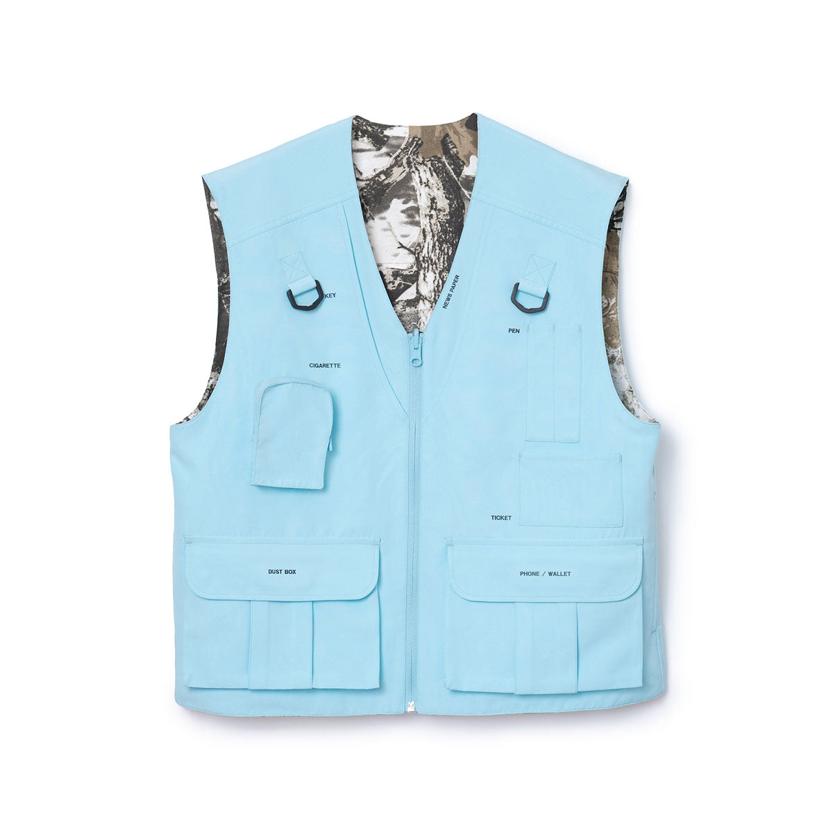 NON TOKYO REVERSIBLE MULTI POCKET VEST ノントーキョー リバーシブルマルチポケットベスト NON-25A-0915【レディース ベスト リバーシブル 迷彩 ポケット付き 25FW】