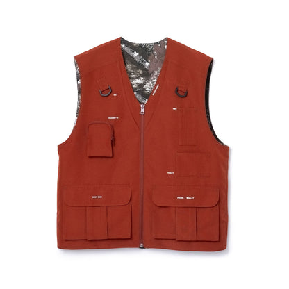 NON TOKYO REVERSIBLE MULTI POCKET VEST ノントーキョー リバーシブルマルチポケットベスト NON-25A-0915【レディース ベスト リバーシブル 迷彩 ポケット付き 25FW】
