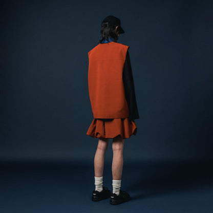 NON TOKYO REVERSIBLE MULTI POCKET VEST ノントーキョー リバーシブルマルチポケットベスト NON-25A-0915【レディース ベスト リバーシブル 迷彩 ポケット付き 25FW】