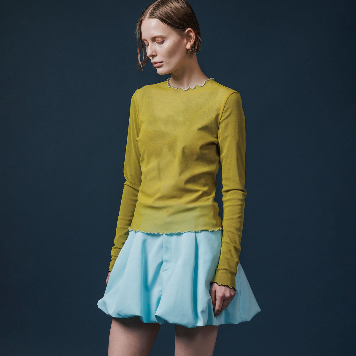 NON TOKYO BALLOON MINI SKIRT ノントーキョー バルーンミニスカート NON-25A-0916【レディース バルーンシルエット アジャスター付き 軽量ナイロン ポケット付き 25FW】
