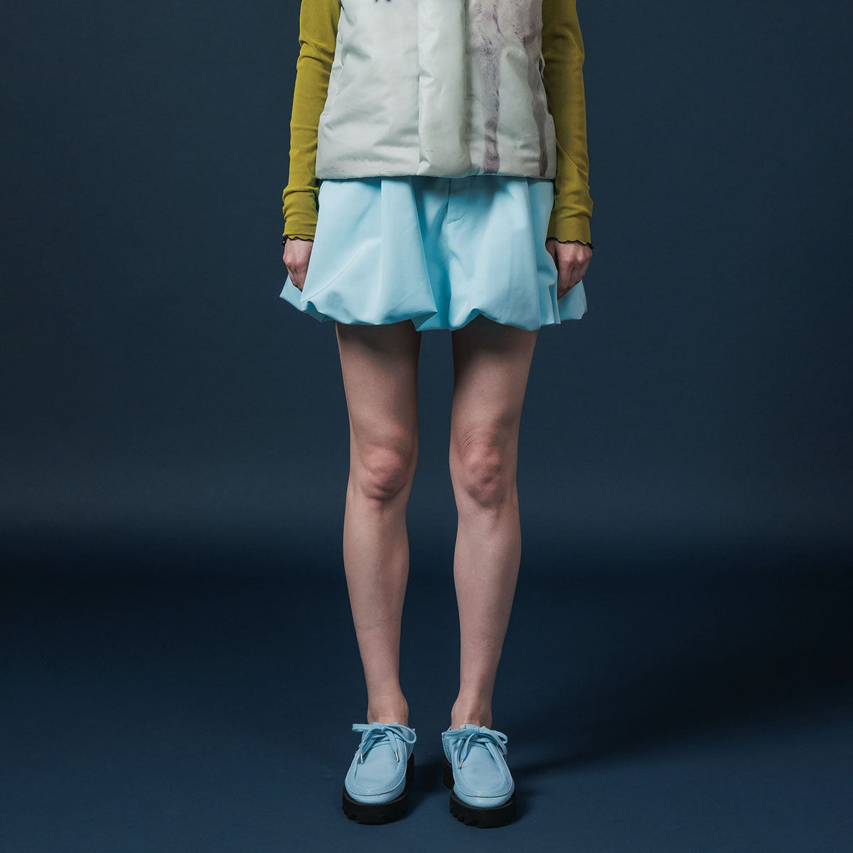 NON TOKYO BALLOON MINI SKIRT ノントーキョー バルーンミニスカート NON-25A-0916【レディース バルーンシルエット アジャスター付き 軽量ナイロン ポケット付き 25FW】
