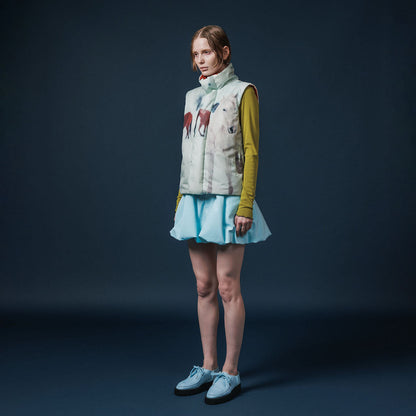 NON TOKYO BALLOON MINI SKIRT ノントーキョー バルーンミニスカート NON-25A-0916【レディース バルーンシルエット アジャスター付き 軽量ナイロン ポケット付き 25FW】