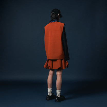 NON TOKYO BALLOON MINI SKIRT ノントーキョー バルーンミニスカート NON-25A-0916【レディース バルーンシルエット アジャスター付き 軽量ナイロン ポケット付き 25FW】