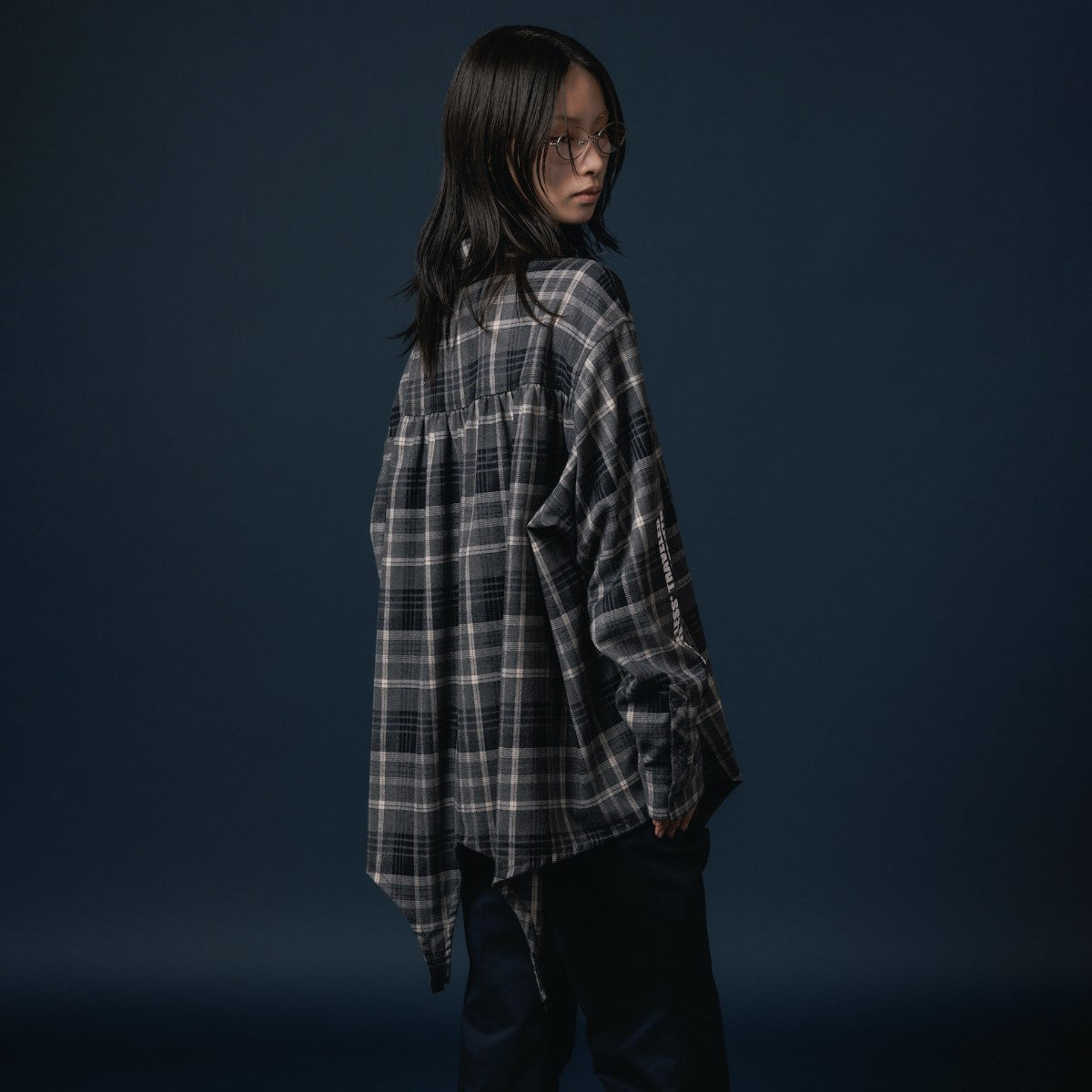 NON TOKYO 2WAY FLANNEL CHECK SHIRT ノントーキョー 2WAフランネルチェックシャツ NON-25A-1014【レディース ネルシャツ チェック柄 2WAY フランネル 保温性 カジュアル 25FW】
