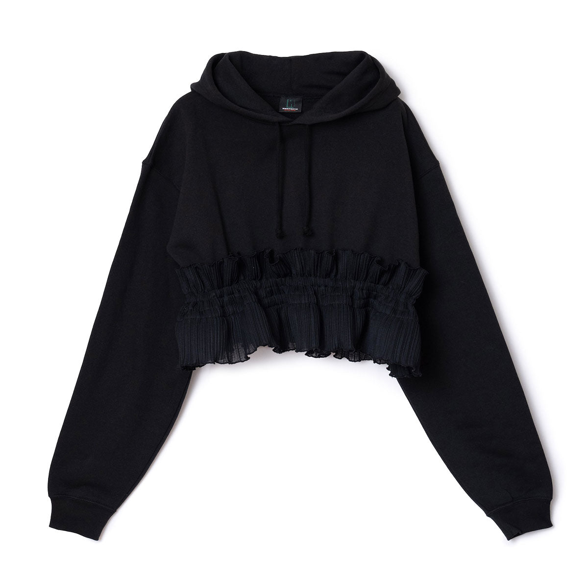NON TOKYO HEM FRILL PARKER ノントーキョー ヘムフリルパーカー NON-25A-1022【レディース フーディ 吸汗性 伸縮性 肌触り 25FW】