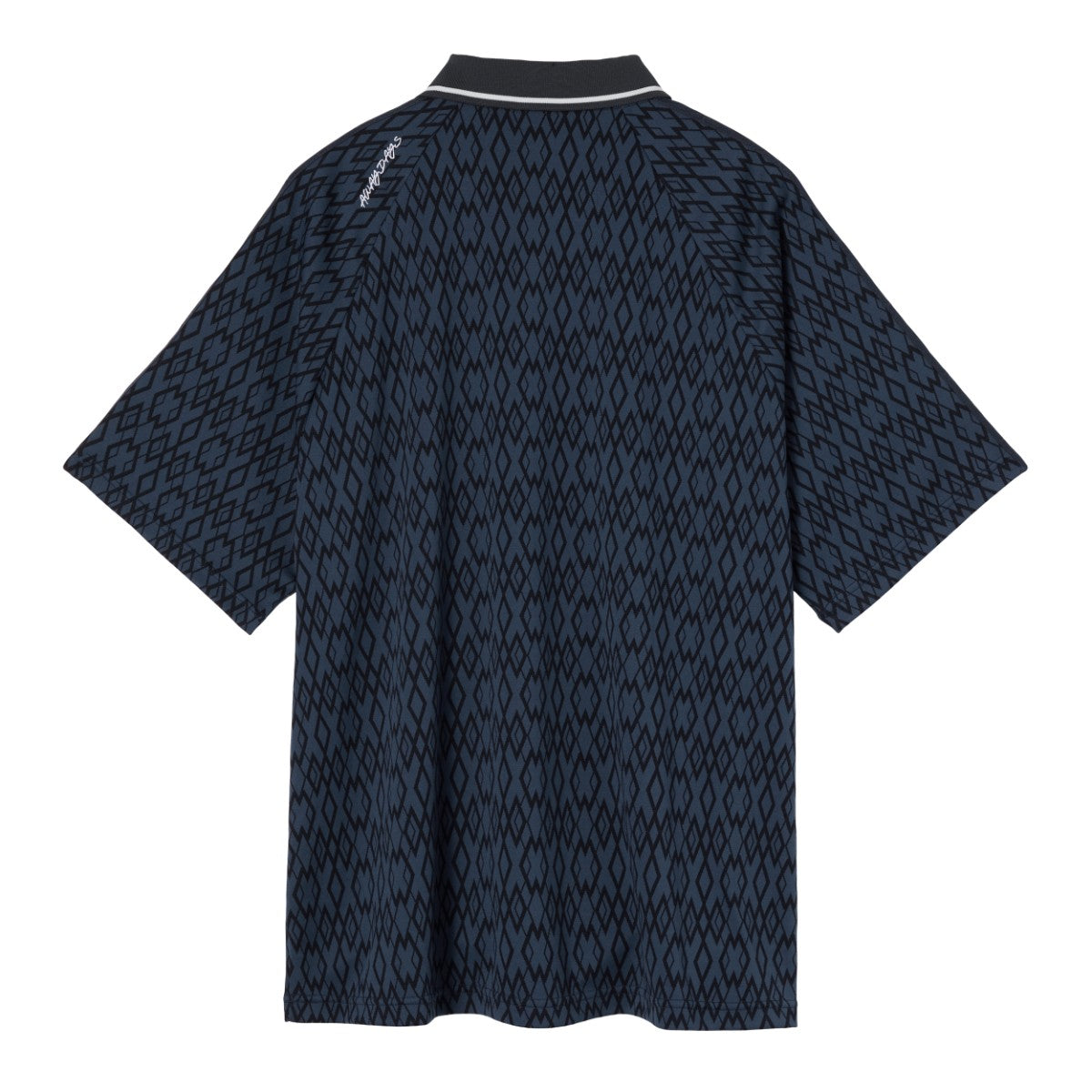 UMBRO [AWAY DAYS] Jacquard Short Sleeve Practice Shirt アンブロ アウェイデイズ ジャガード半袖プラクティスシャツ UF5FHT52M【メンズ プラクティスシャツ 半袖 ジャガード 消臭 快適 25FW】