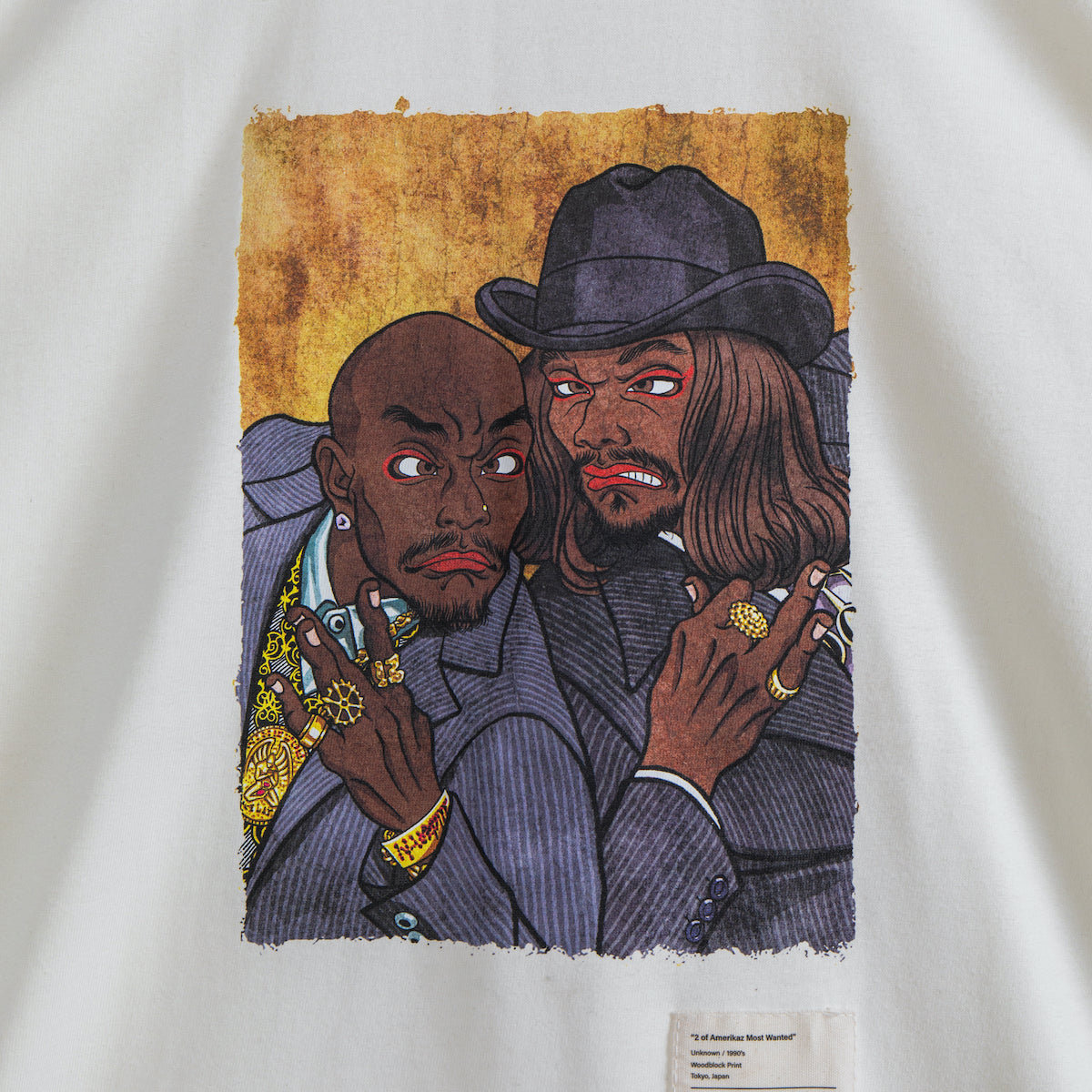 APPLEBUM “2 Of Amerikaz Most Wanted” 浮世絵 T-Shirt KF2511103 