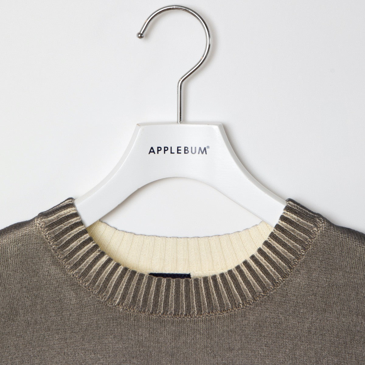 APPLEBUM “Sunshine” Knit Sweater アップルバム “サンシャイン” ニット セーター HS2510501【メンズ トップス コットンニット グラデーション プリントデザイン 25FW】