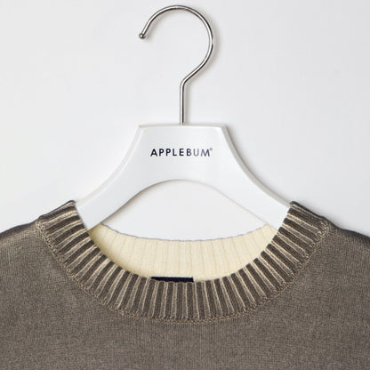 APPLEBUM “Sunshine” Knit Sweater アップルバム “サンシャイン” ニット セーター HS2510501【メンズ トップス コットンニット グラデーション プリントデザイン 25FW】