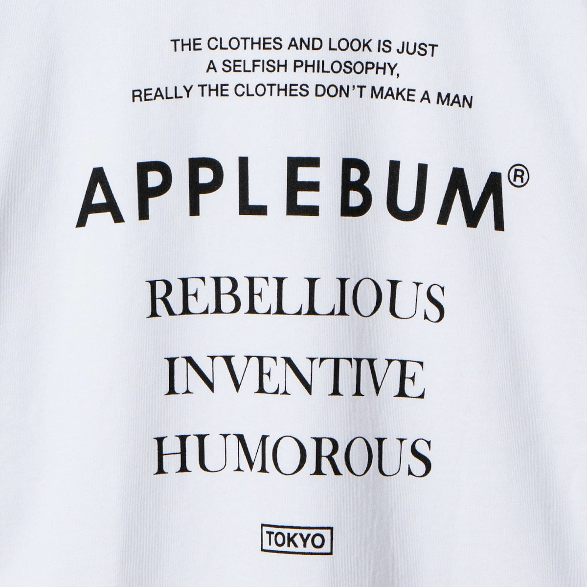 APPLEBUM “Philosophy”2 L/S T-shirt HS2511118 – Kinetics 