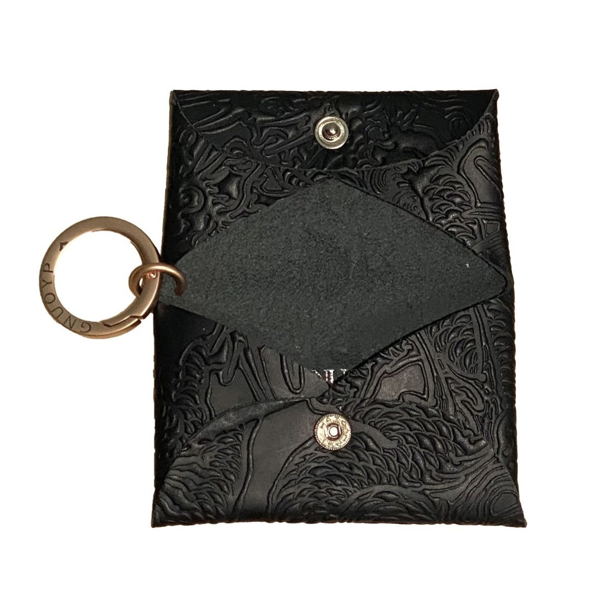 坩堝 MINI WALLET （OT×GNUOYP） RUTSUBO ミニウォレット R25SP-OT-AC【メンズ レザーウォレット ミニ財布 カードケース 牛革 名刺入れ キーホルダー 25SS】