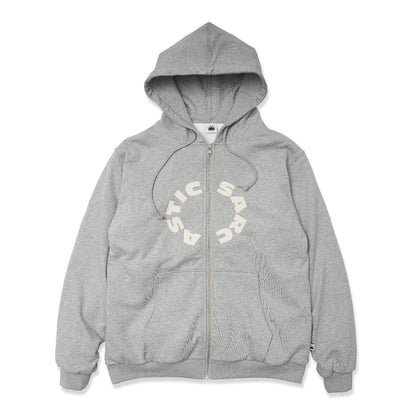 SARCASTIC Circle Lined Hood Zip サキャスティック サークル ラインド フード ジップ SAR252001【メンズ ジップパーカー ロゴ サークル 25FW】