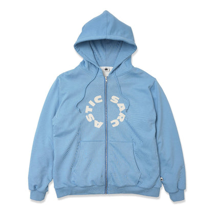 SARCASTIC Circle Lined Hood Zip サキャスティック サークル ラインド フード ジップ SAR252001【メンズ ジップパーカー ロゴ サークル 25FW】