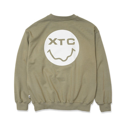 SARCASTIC XTC Face Crew サキャスティック XTC フェイス クルー SAR252007【メンズ スウェット クルーネック ロゴ 25FW】