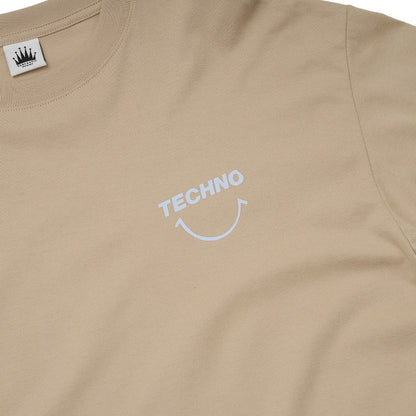 SARCASTIC Techno Smile Long Sleeve Tee サキャスティック テクノスマイル ロングスリーブ ティー SAR252010【メンズ 長袖Tシャツ シンプル オールシーズン 25FW】