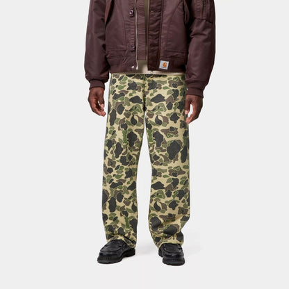 Carhartt WIP DUCK SINGLE KNEE PANT カーハートワークインプログレス ダック シングル ニー パンツ I033896【メンズ ワークパンツ カモフラージュ キャンバス 25FW】