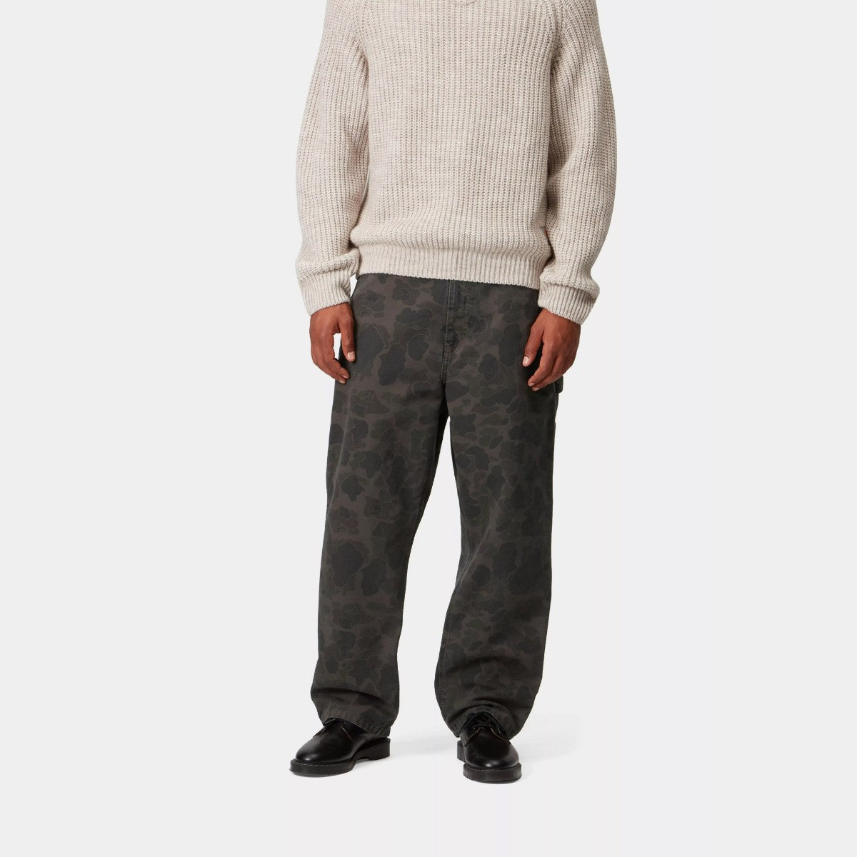 Carhartt WIP DUCK SINGLE KNEE PANT カーハートワークインプログレス ダック シングル ニー パンツ I033896【メンズ ワークパンツ カモフラージュ キャンバス 25FW】