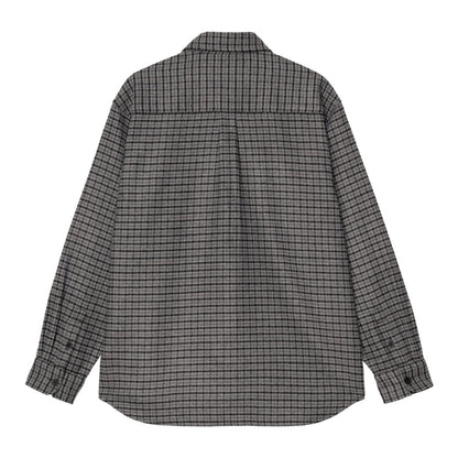 Carhartt WIP L/S LOWIS SHIRT カーハートワークインプログレス ロングスリーブ ローウィス シャツ I035328【メンズ 長袖シャツ ヘリンボーン ポリウール ルーズフィット 25FW】