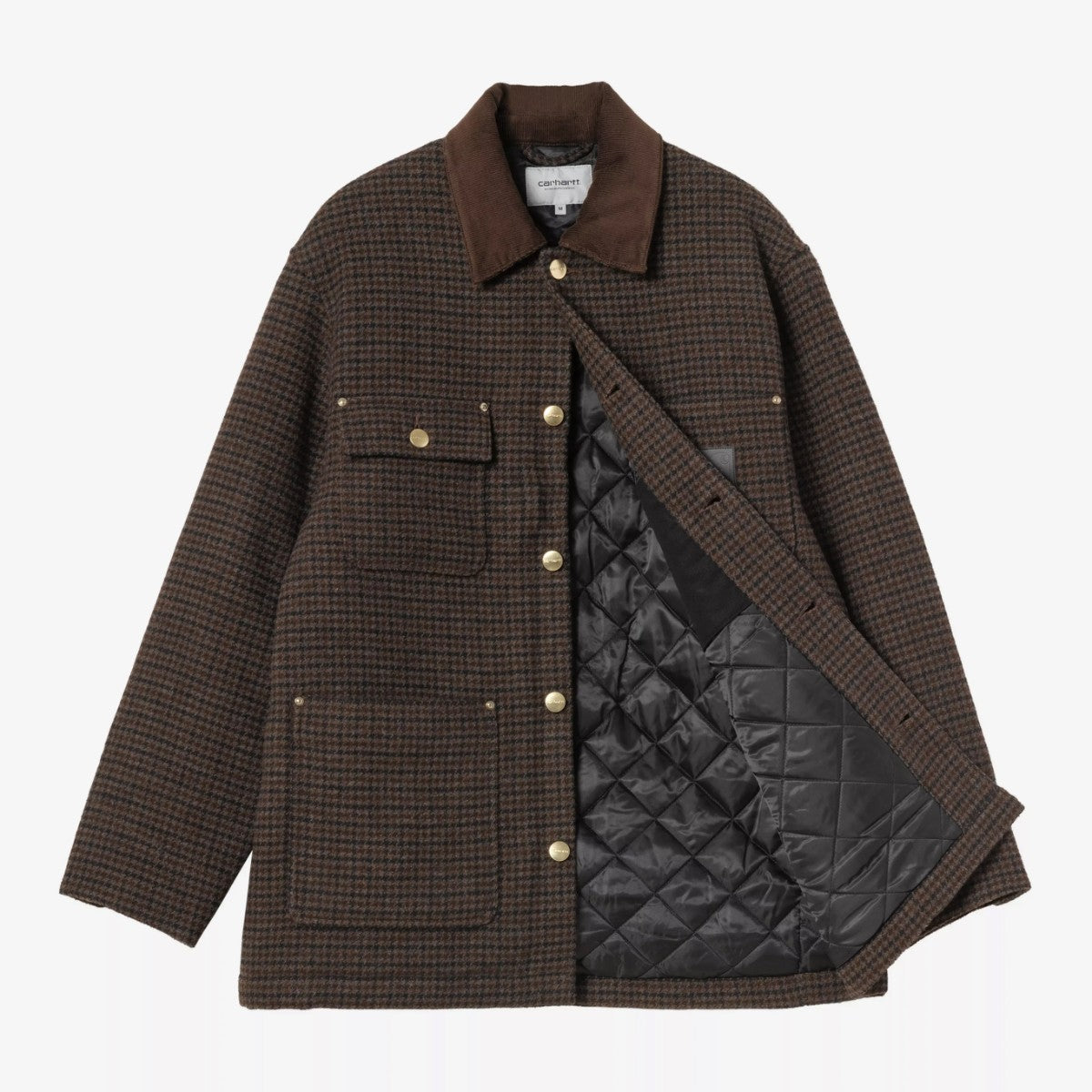 Carhartt WIP LOWIS CHORE COAT カーハートワークインプログレス ローウィス チョア コート I035344【メンズ ワークジャケット チョアコート 千鳥格子 コーデュロイ 保温性 アウター 25FW】