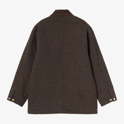 Carhartt WIP LOWIS CHORE COAT カーハートワークインプログレス ローウィス チョア コート I035344【メンズ ワークジャケット チョアコート 千鳥格子 コーデュロイ 保温性 アウター 25FW】
