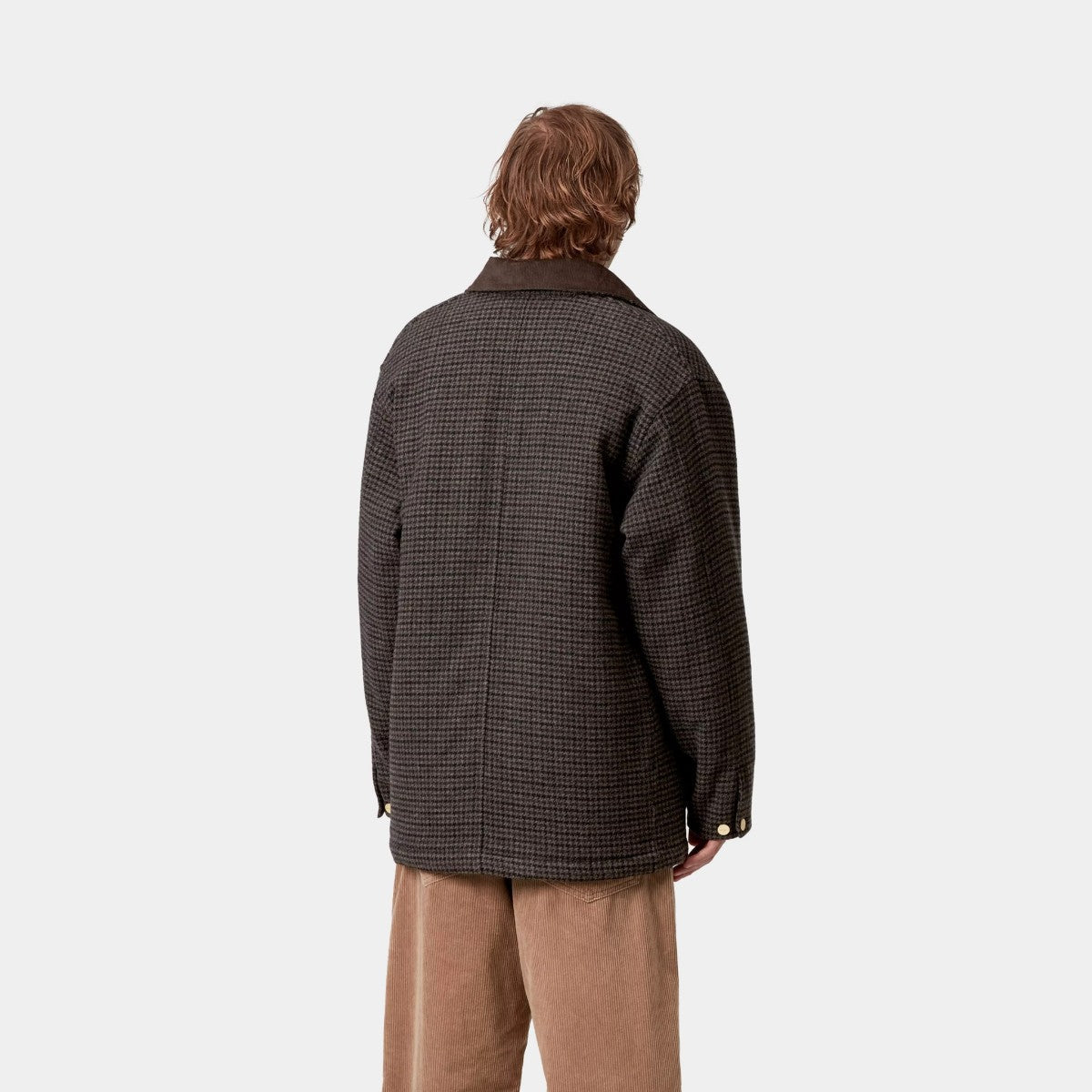 Carhartt WIP LOWIS CHORE COAT カーハートワークインプログレス ローウィス チョア コート I035344【メンズ ワークジャケット チョアコート 千鳥格子 コーデュロイ 保温性 アウター 25FW】