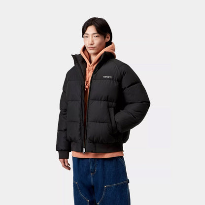 Carhartt WIP NEBRASKA JACKET カーハートワークインプログレス ネブラスカ ジャケット I035345【メンズ ジャケット 撥水 保温性 スクリプトロゴ 中綿 アウター 25FW】