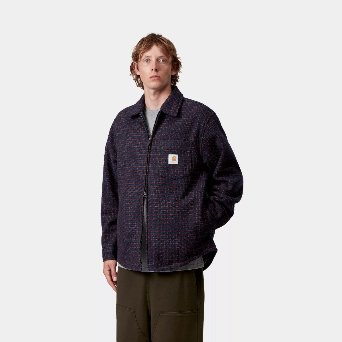 Carhartt WIP BELLAMY SHIRT JAC カーハートワークインプログレス ベラミー シャツ ジャケット I035422【メンズ シャツジャケット チェック柄 アウター 25FW】