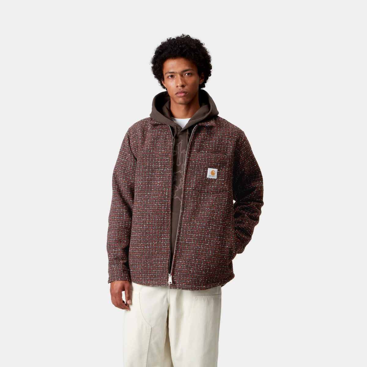 Carhartt WIP BELLAMY SHIRT JAC カーハートワークインプログレス ベラミー シャツ ジャケット I035422【メンズ シャツジャケット チェック柄 アウター 25FW】