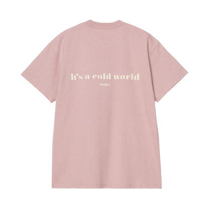 Carhartt WIP S/S COLD WORLD T-SHIRT カーハートワークインプログレス ショートスリーブ コールドワールド Tシャツ I035431【メンズ 半袖Tシャツ グラフィック ルーズフィット 25FW】
