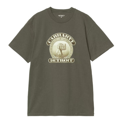 Carhartt WIP S/S COLD WORLD T-SHIRT カーハートワークインプログレス ショートスリーブ コールド ワールド Tシャツ I035431【メンズ Tシャツ 半袖 グラフィックプリント 25FW】
