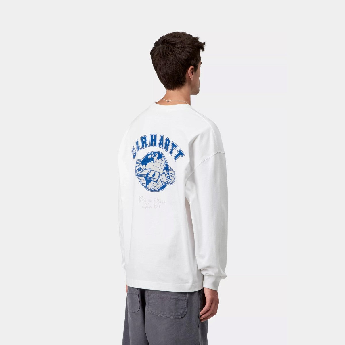 Carhartt WIP L/S WORLD CLASS T-SHIRT カーハートワークインプログレス ロングスリーブ ワールドクラス Tシャツ I035435【メンズ Tシャツ 長袖 グラフィックプリント 25FW】