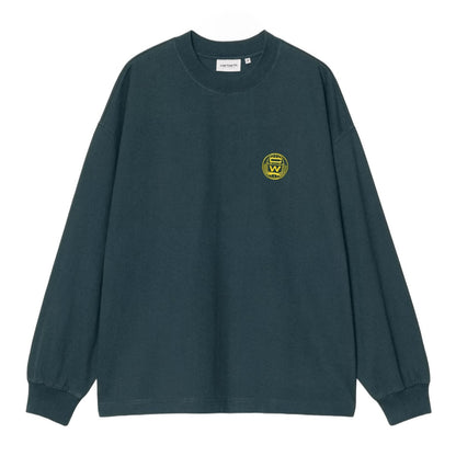 Carhartt WIP L/S WORLD CLASS T-SHIRT カーハートワークインプログレス ロングスリーブ ワールドクラス Tシャツ I035435【メンズ 長袖Tシャツ ロゴ バックプリント ルーズフィット 25FW】
