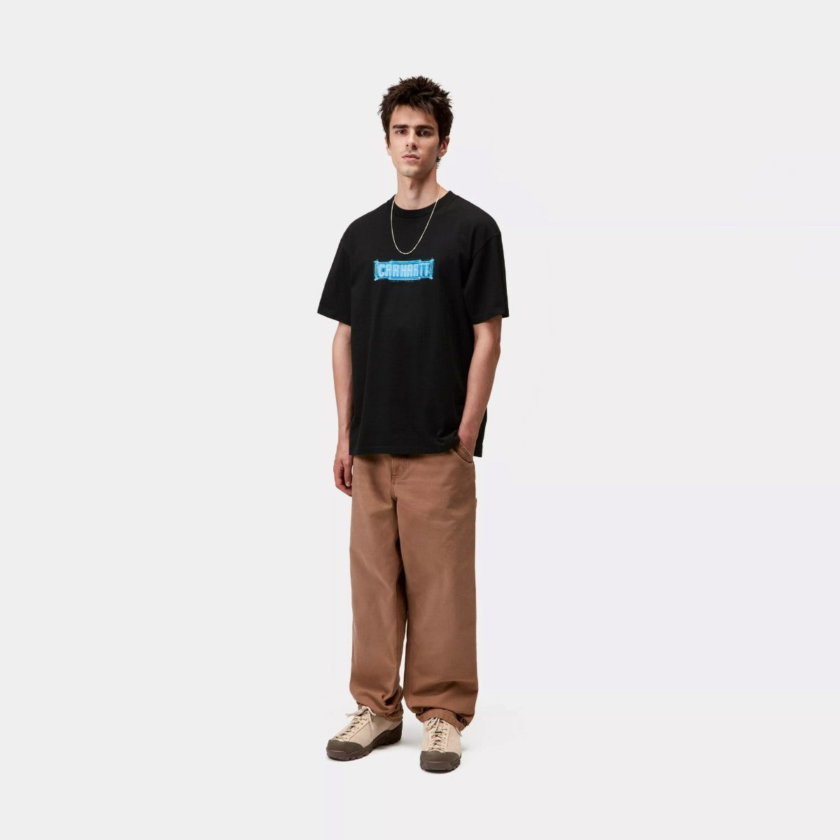 Carhartt WIP S/S ELECTRIC BOOGIE T-SHIRT カーハートワークインプログレス ショートスリーブ エレクトリック ブギー Tシャツ I035457【メンズ Tシャツ 半袖 グラフィックプリント カジュアル 25FW】