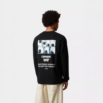 Carhartt WIP L/S BETTER DREAMS T-SHIRT カーハートワークインプログレス ロングスリーブ ベター ドリームズ Tシャツ I035458【メンズ 長袖Tシャツ  ルーズフィット グラフィック 25FW】