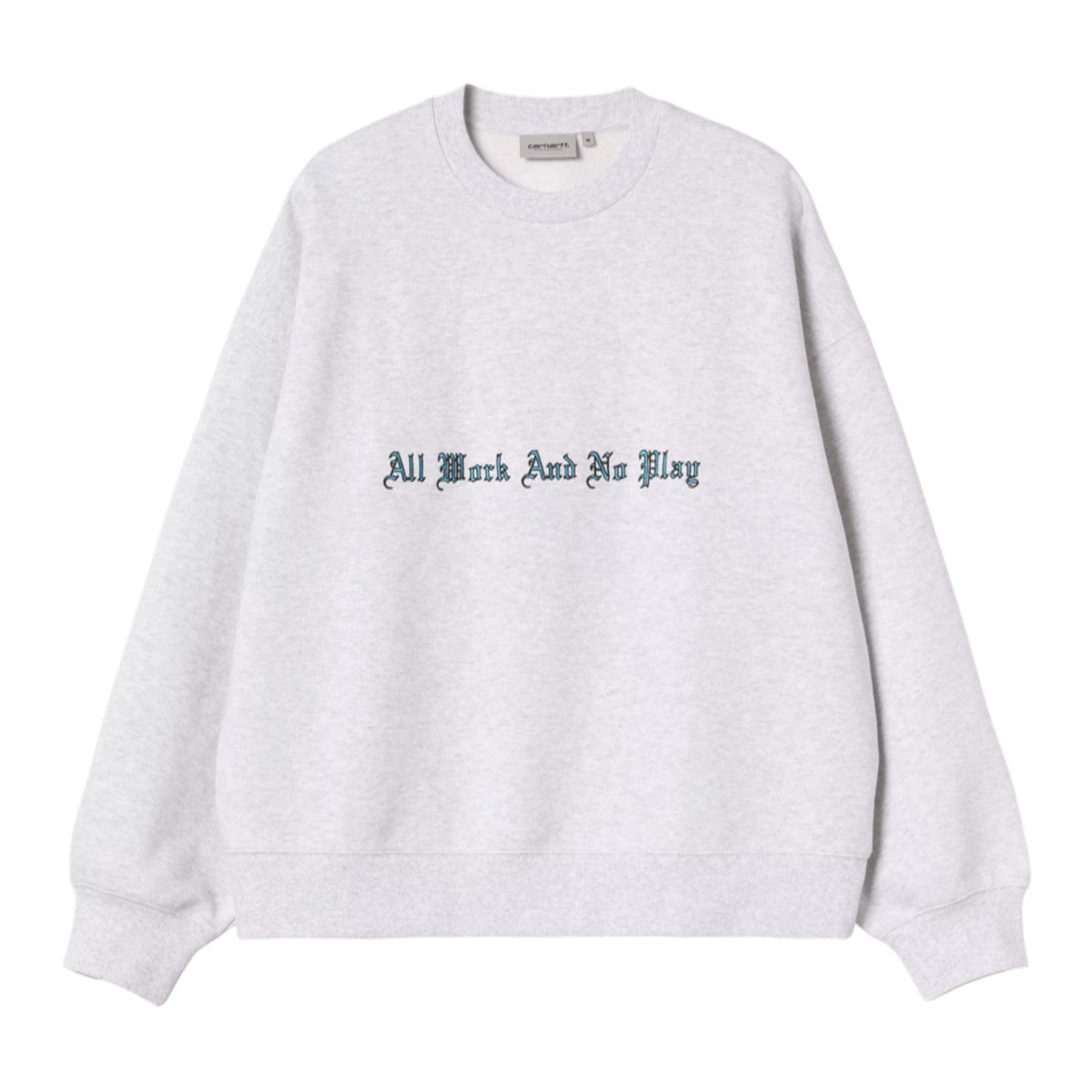 Carhartt WIP NO PLAY SWEATSHIRT カーハートワークインプログレス ノープレイ スウェットシャツ I035609【メンズ スウェットシャツ グラフィック 刺繍 裏起毛 カジュアル ルーズフィット 25FW】