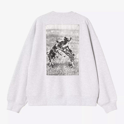 Carhartt WIP NO PLAY SWEATSHIRT カーハートワークインプログレス ノープレイ スウェットシャツ I035609【メンズ スウェットシャツ グラフィック 刺繍 裏起毛 カジュアル ルーズフィット 25FW】
