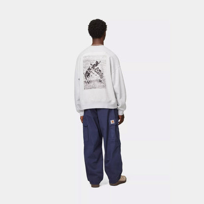 Carhartt WIP NO PLAY SWEATSHIRT カーハートワークインプログレス ノープレイ スウェットシャツ I035609【メンズ スウェットシャツ グラフィック 刺繍 裏起毛 カジュアル ルーズフィット 25FW】