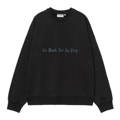 Carhartt WIP NO PLAY SWEATSHIRT カーハートワークインプログレス ノープレイ スウェットシャツ I035609【メンズ スウェットシャツ グラフィック 刺繍 裏起毛 カジュアル ルーズフィット 25FW】