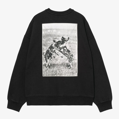 Carhartt WIP NO PLAY SWEATSHIRT カーハートワークインプログレス ノープレイ スウェットシャツ I035609【メンズ スウェットシャツ グラフィック 刺繍 裏起毛 カジュアル ルーズフィット 25FW】