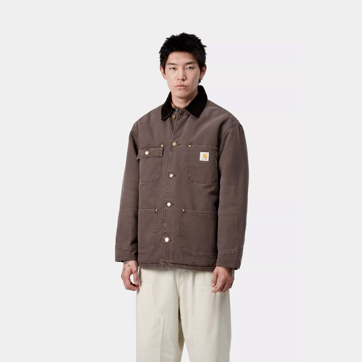 Carhartt WIP OG CHORE COAT カーハートワークインプログレス オージー チョアコート I035613【メンズ ワークジャケット キャンバス キルティング コーデュロイ襟 防寒 25FW】