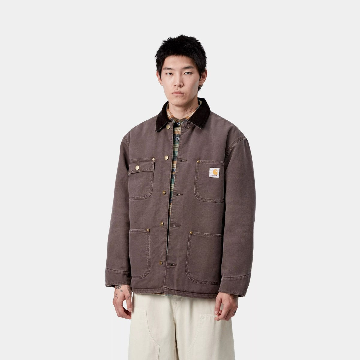 Carhartt WIP OG CHORE COAT カーハートワークインプログレス オージー チョアコート I035613【メンズ ワークジャケット キャンバス キルティング コーデュロイ襟 防寒 25FW】