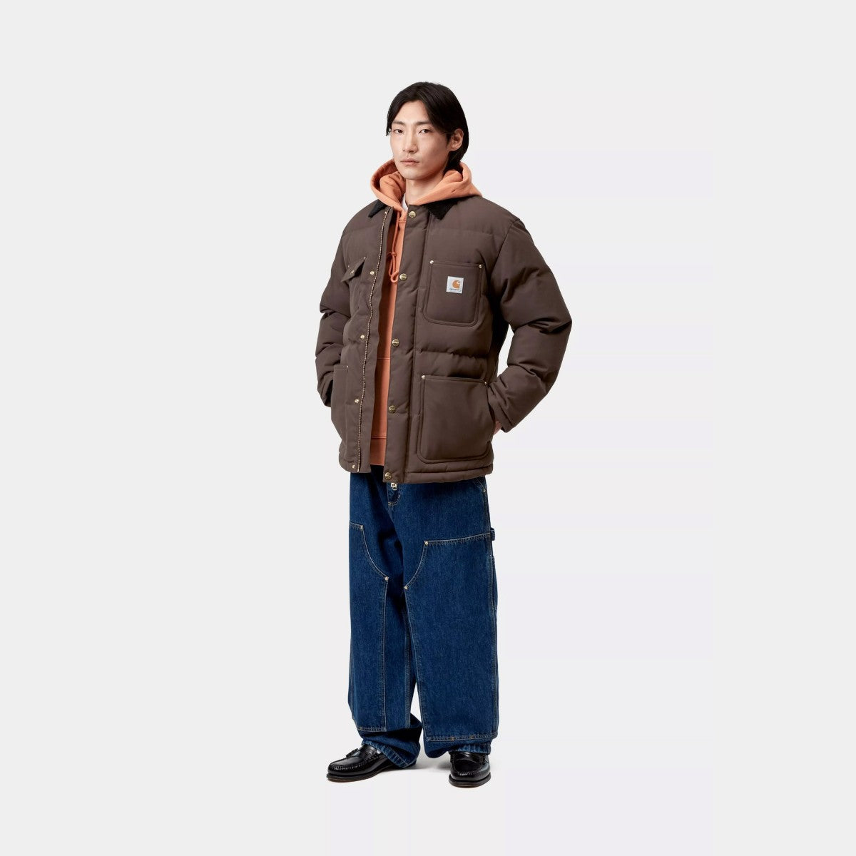 Carhartt WIP RAYLER JACKET カーハートワークインプログレス レイラー ジャケット I035798【メンズ ナイロンジャケット 撥水性 フェイクファー ワークスタイル 保温性 アウター 25FW】