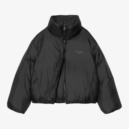 Carhartt WIP W' DEMI JACKET カーハートワークインプログレス ウィメンズ デミ ジャケット I035377【レディース ナイロンジャケット 軽量 防寒 ドローコード ロゴ 25FW】