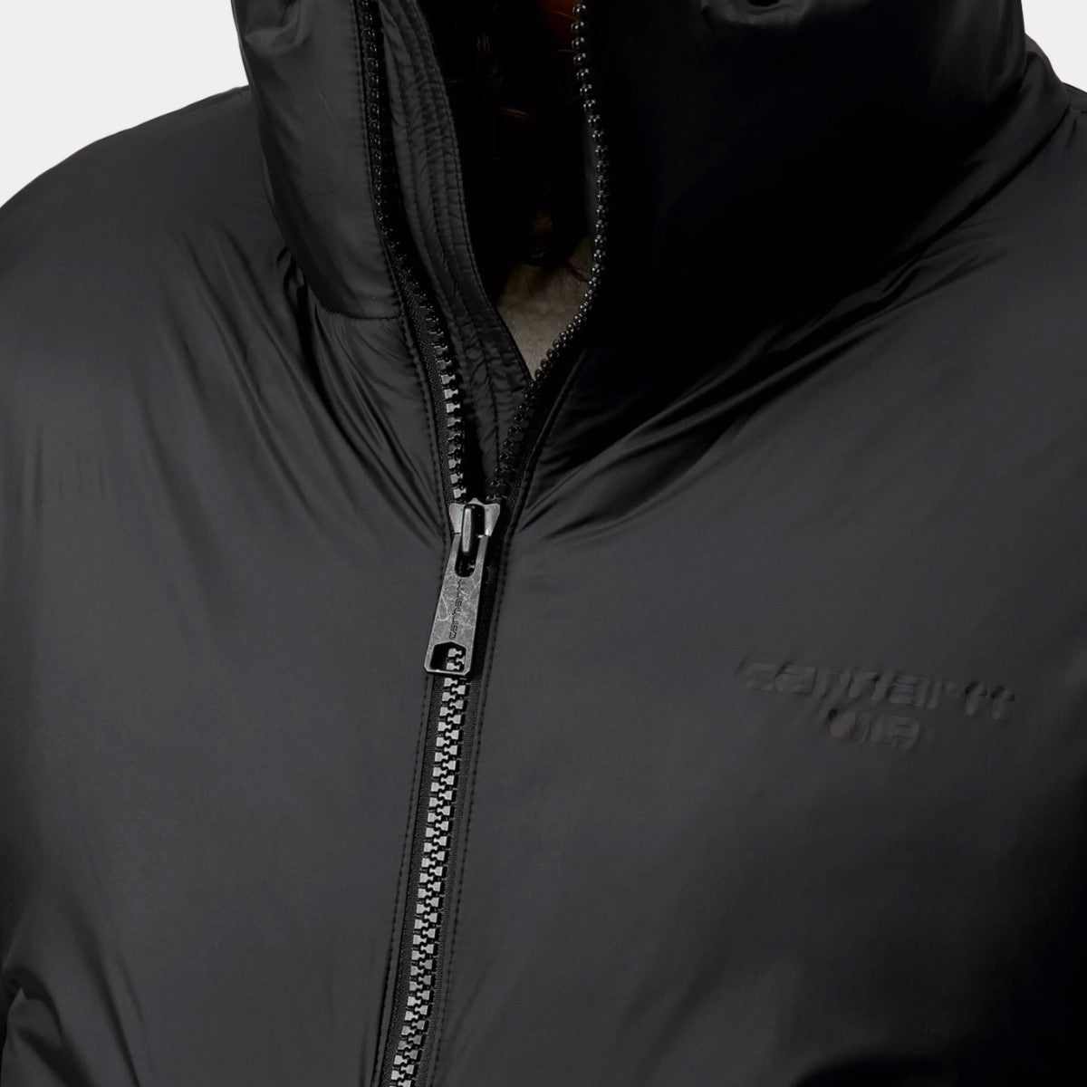 Carhartt WIP W' DEMI JACKET カーハートワークインプログレス ウィメンズ デミ ジャケット I035377【レディース ナイロンジャケット 軽量 防寒 ドローコード ロゴ 25FW】