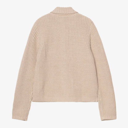 Carhartt WIP W' MICHIGAN SWEATER カーハートワークインプログレス ウィメンズ ミシガン セーター I035379【レディース ニットセーター ワークスタイル ポケット付き クラシック 保温性 25FW】