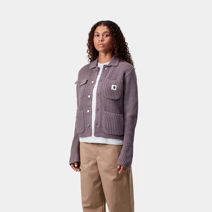 Carhartt WIP W' MICHIGAN SWEATER カーハートワークインプログレス ウィメンズ ミシガン セーター I035379【レディース ニットセーター ワークスタイル ポケット付き クラシック 保温性 25FW】